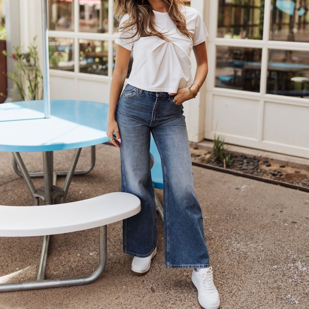Studio Flare | Mid Vintage Blue | Rolla's Jeans